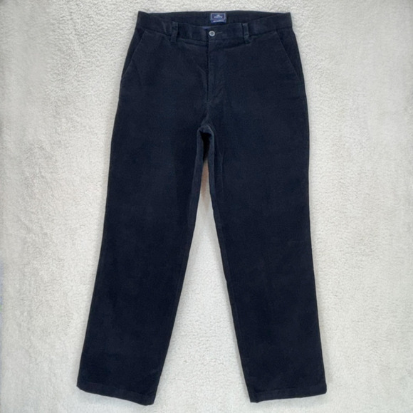 Dockers Other - Dockers D3 Classic Fit Dress Corduroy Pants Men 36x32 Black Flat Front Business